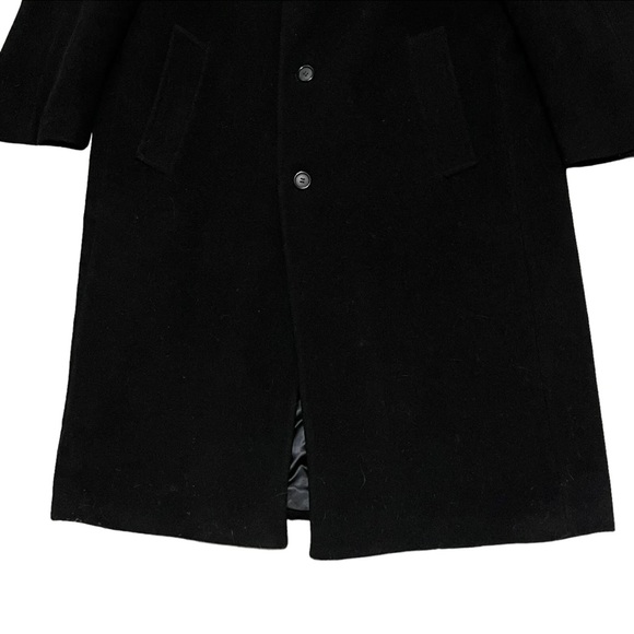 Virany Wool Cashmere Overcoat Mens 48 R Made In Bulgaria Double Breasted EUC - Picture 5 of 12